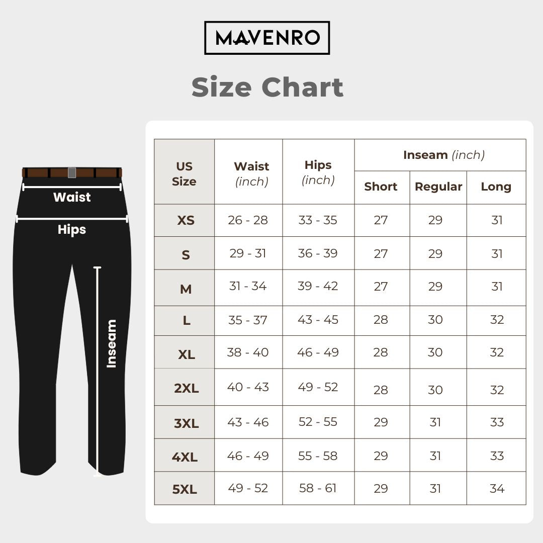 MAVENRO - MultiPants Men’s Multi Pocket Flex Cargo Pants