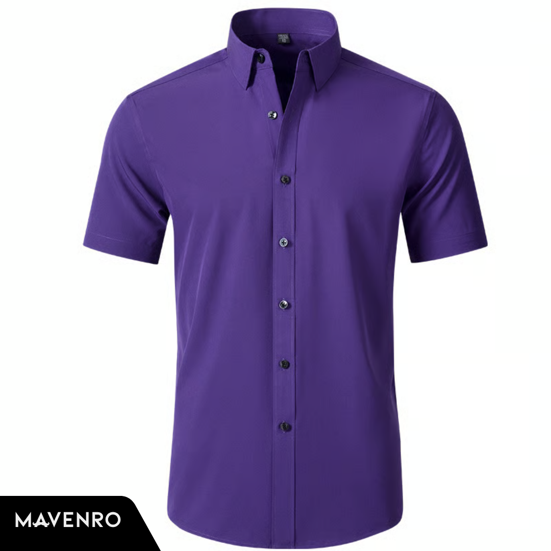 MAVENRO - Stretch Non-Iron Anti-Wrinkle Shirt