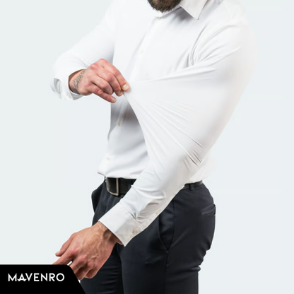 MAVENRO - Stretch Non-Iron Anti-Wrinkle Shirt