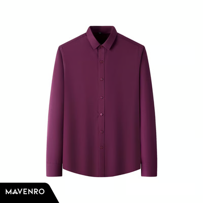 MAVENRO - Stretch Non-Iron Anti-Wrinkle Shirt