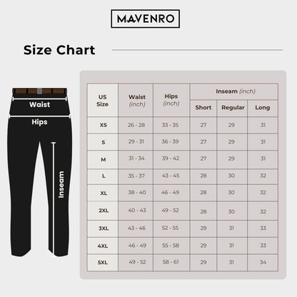 MAVENRO - Men's Lightweight Casual Pants - MAVENRO 