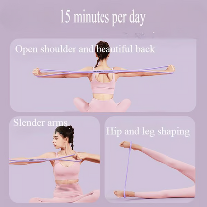 MAVENRO  - Resistance Bands, Figure 8 Exercise Bands for Women Men