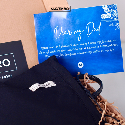 MAVENRO - Special Men's Gift Box 1 | Multi Pants, Leather Bracelet, Message Card