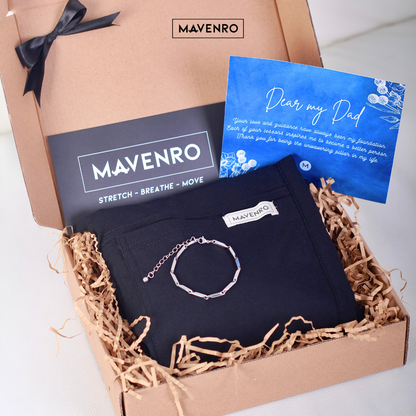 MAVENRO - Special Men's Gift Box 1 | Multi Pants, Leather Bracelet, Message Card