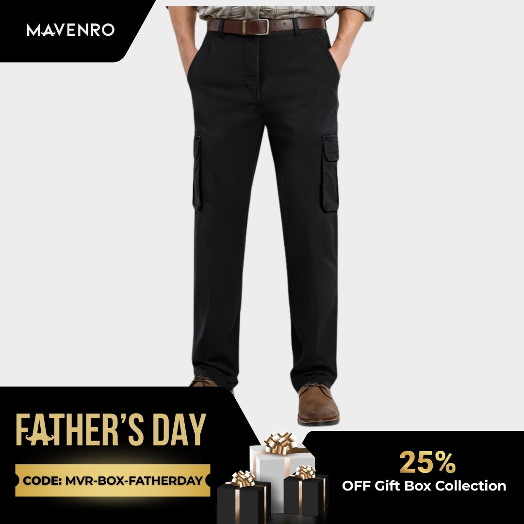 MAVENRO - Flex Rover Men's Ultra Comfort Fit Multi-pocket Durable Pants