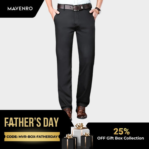MAVENRO - TimelessFlex Men's High Stretch Straight Fit Pants