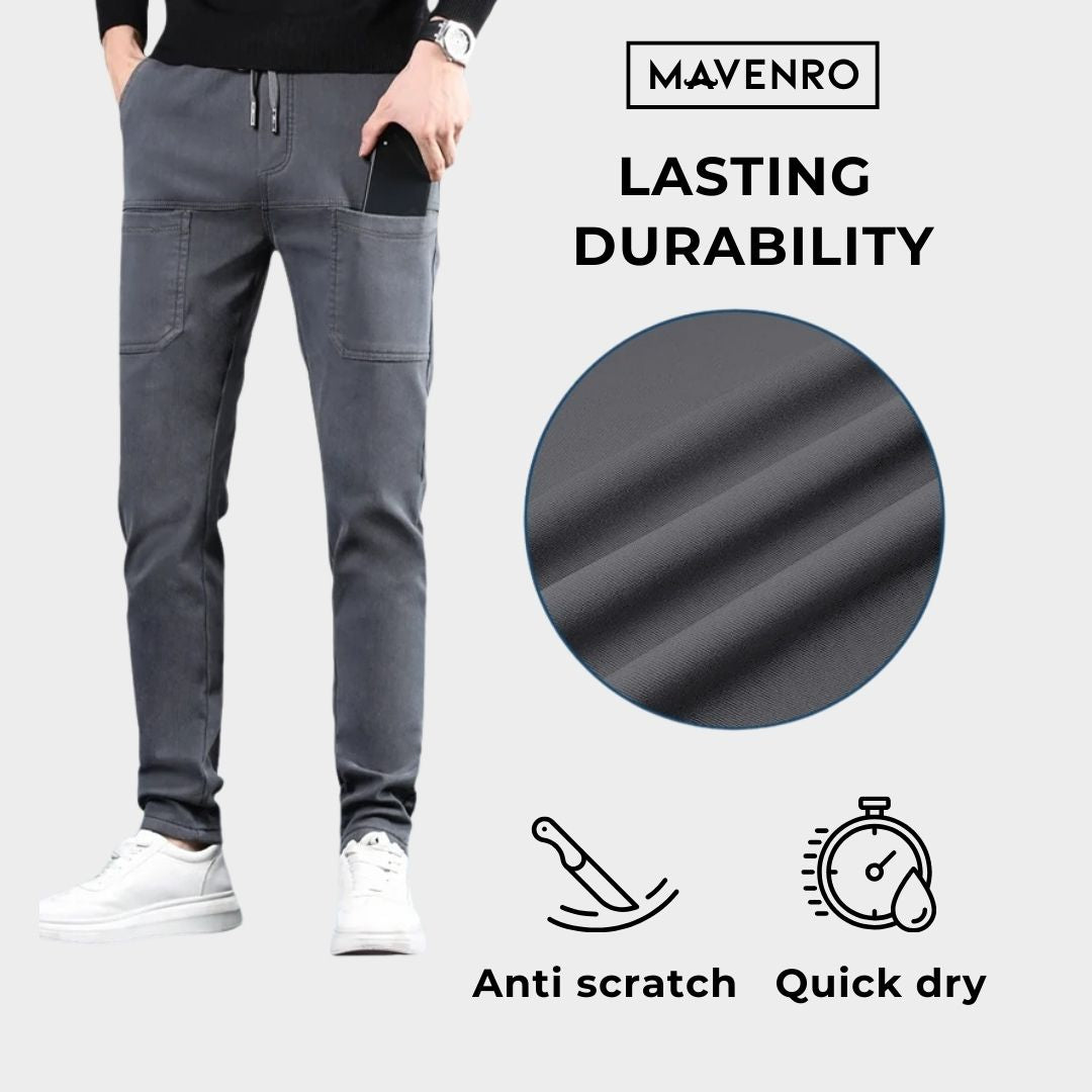 MAVENRO - Men’s Multi-Pocket Flex Cargo Pants