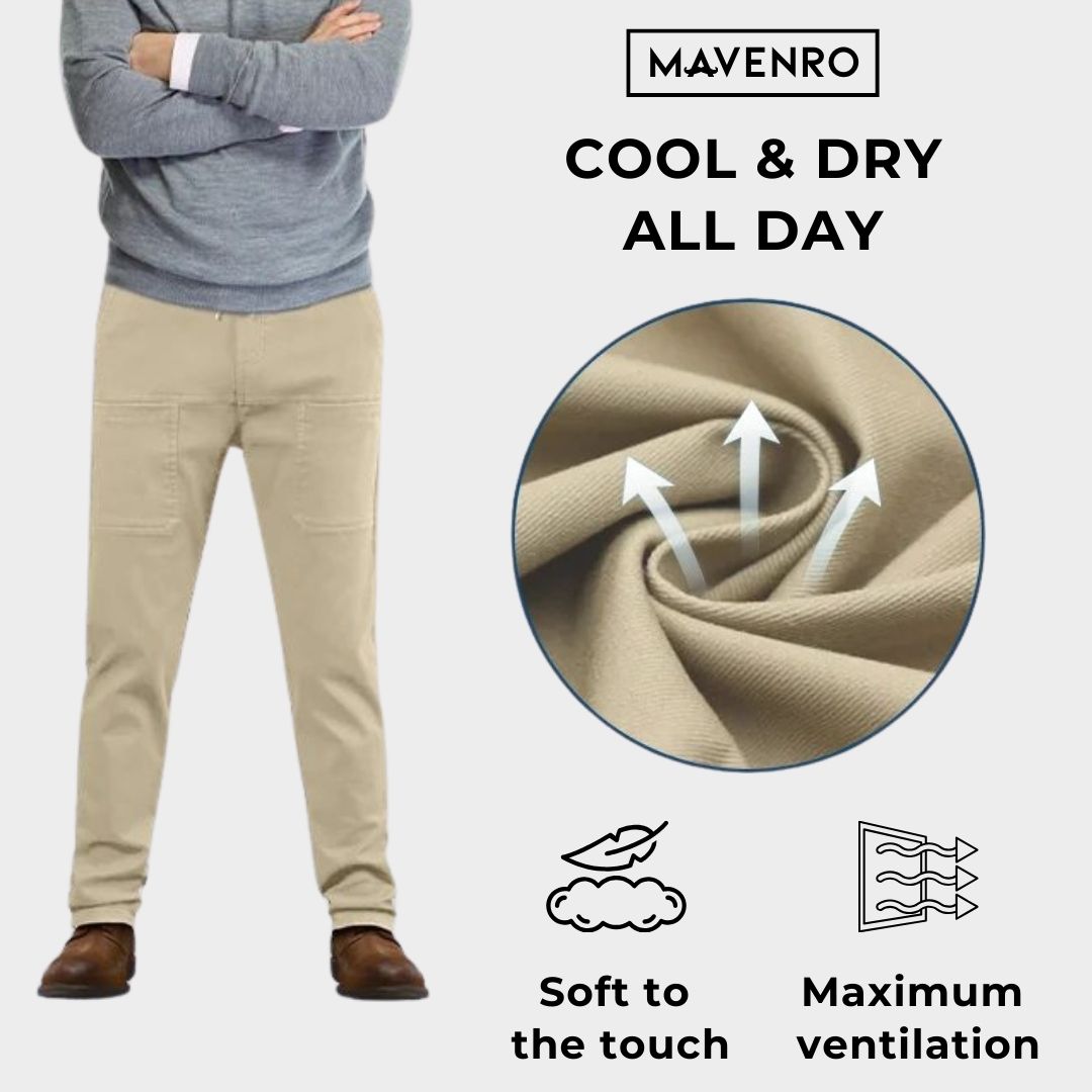 MAVENRO - Men’s Multi-Pocket Flex Cargo Pants