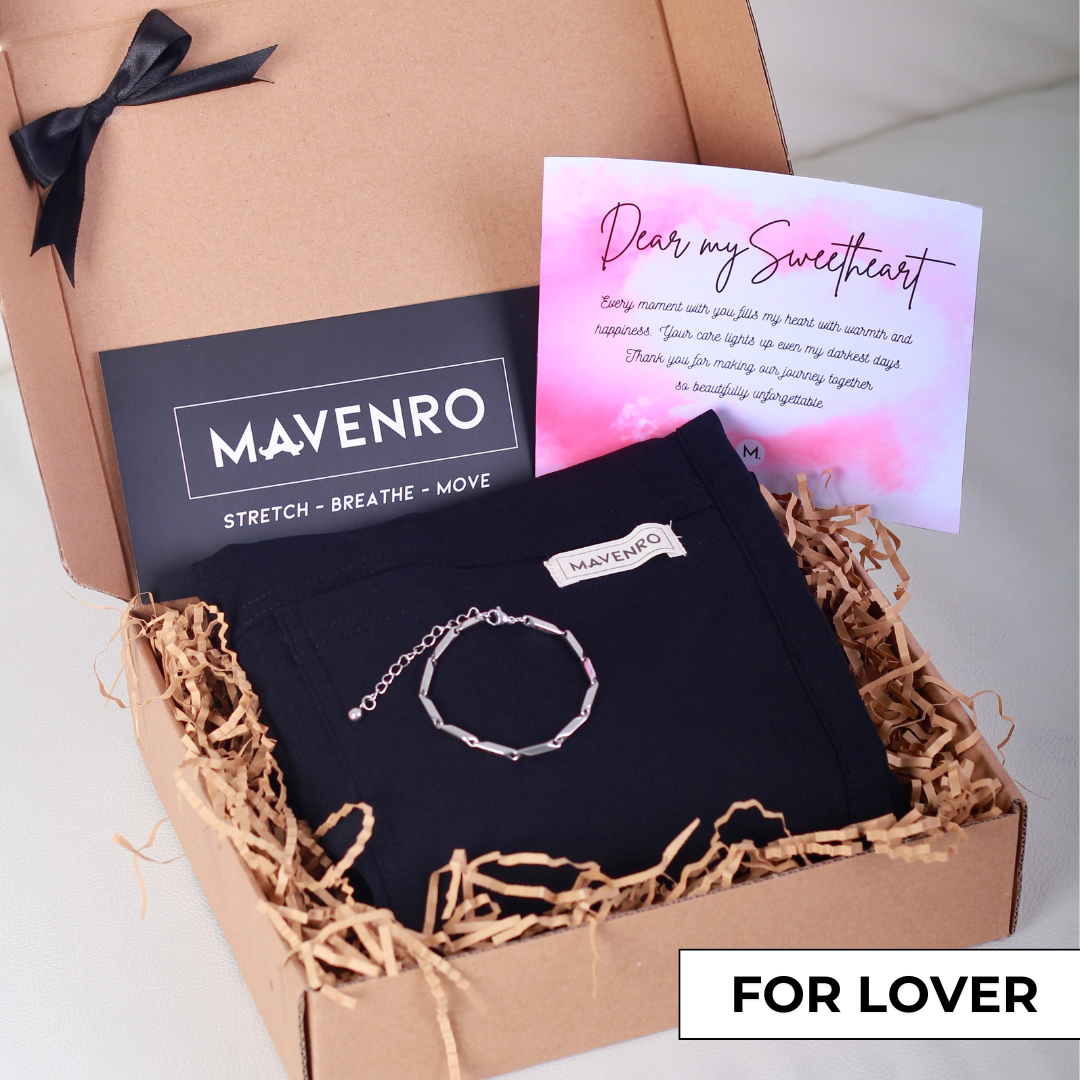 MAVENRO - Special Men's Gift Box 1 | Multi Pants, Leather Bracelet, Message Card