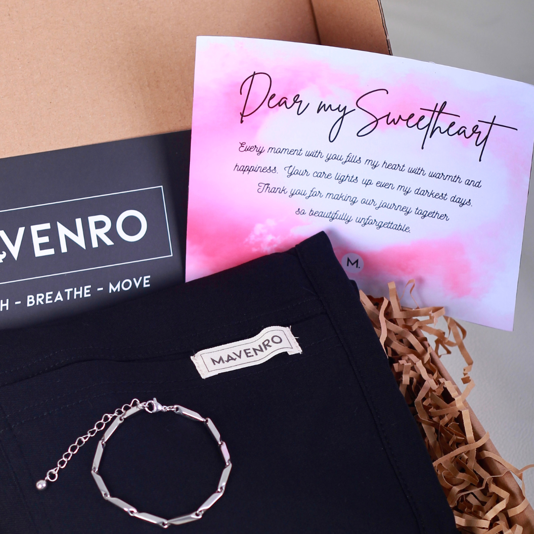 MAVENRO - Special Men's Gift Box 1 | Multi Pants, Leather Bracelet, Message Card