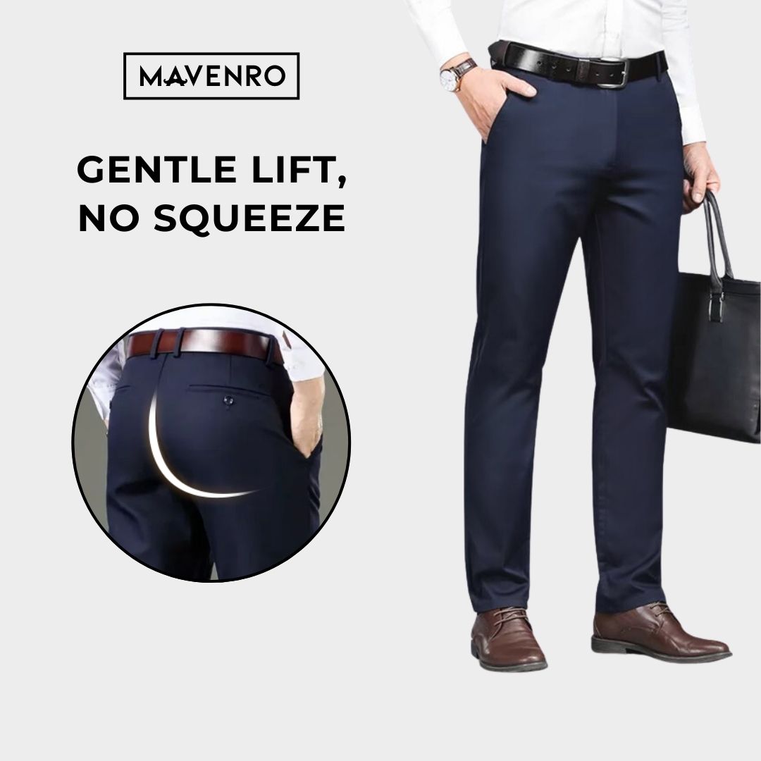 MAVENRO - Men's High Stretch Straight Fit Pants - MAVENRO 