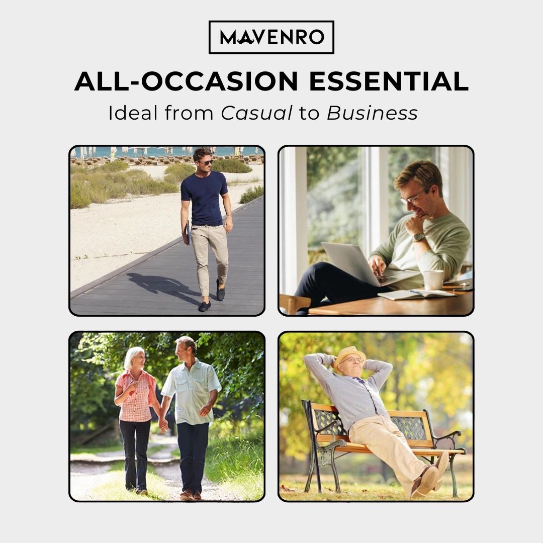 MAVENRO - Men's High Stretch Straight Fit Pants - MAVENRO 