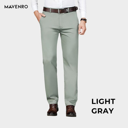 MAVENRO - Men's High Stretch Straight Fit Pants - MAVENRO 