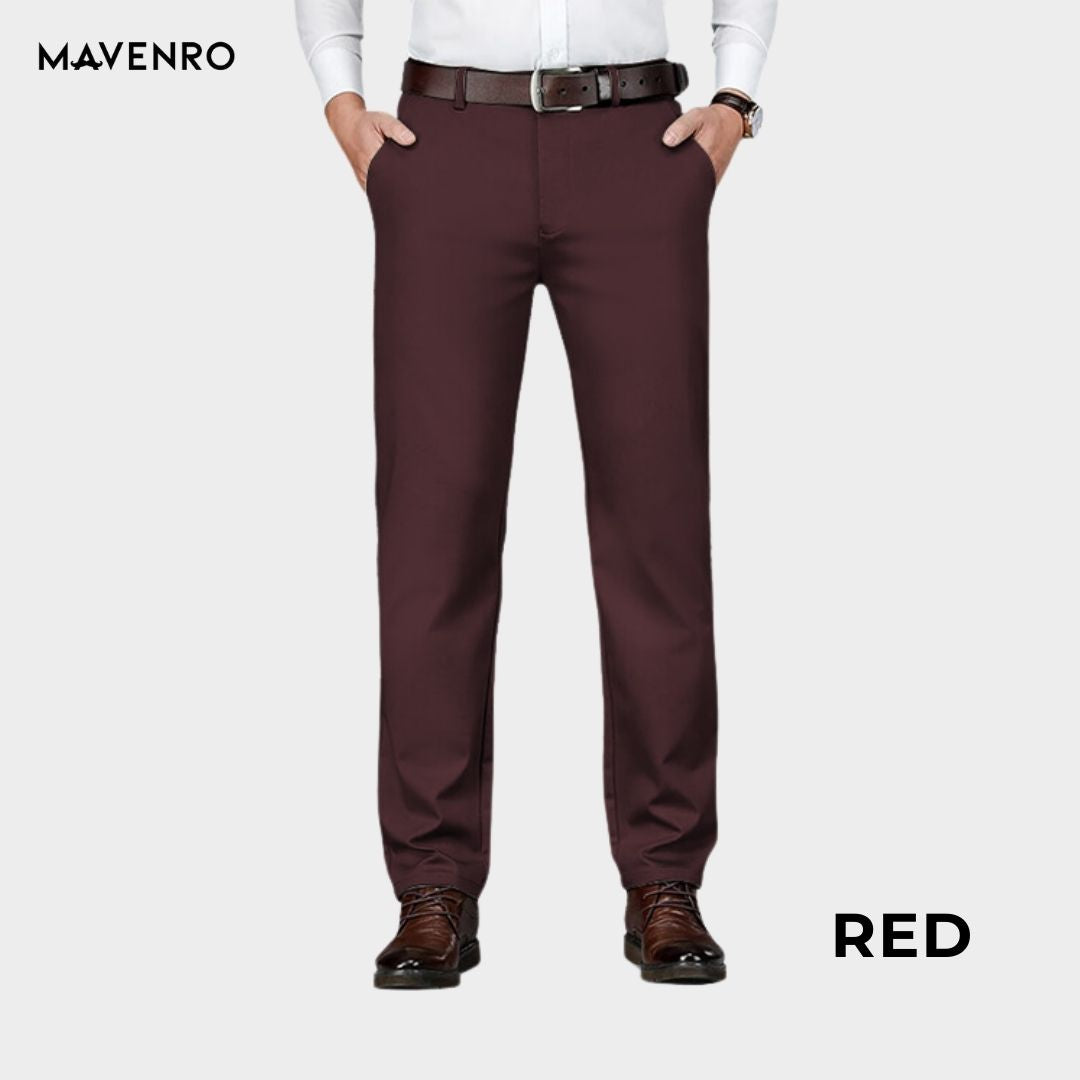 MAVENRO - Men's High Stretch Straight Fit Pants