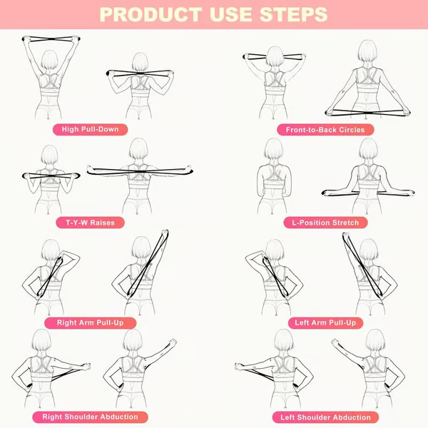MAVENRO  - Resistance Bands, Figure 8 Exercise Bands for Women Men